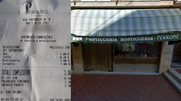 Alia (PA), il bar "Perrone" è il più economico d'Italia: "il caffè costa solo 30 centesimi, prezzi sempre bassi dal 1960"
