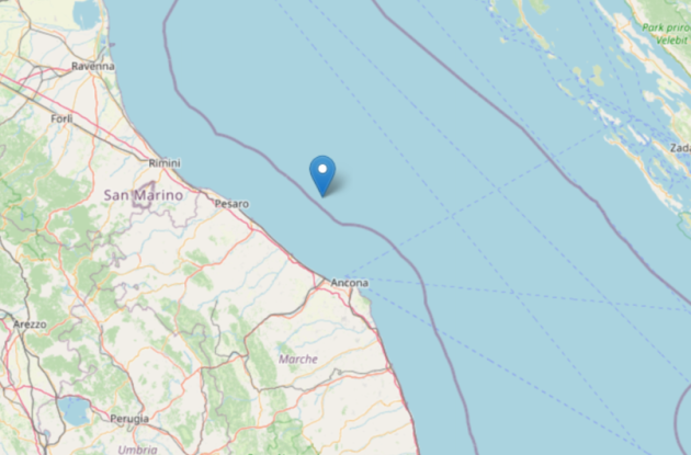 Terremoto Marche, scossa di magnitudo 3.9, epicentro vicino Ancona, avvertita su tutta la costa