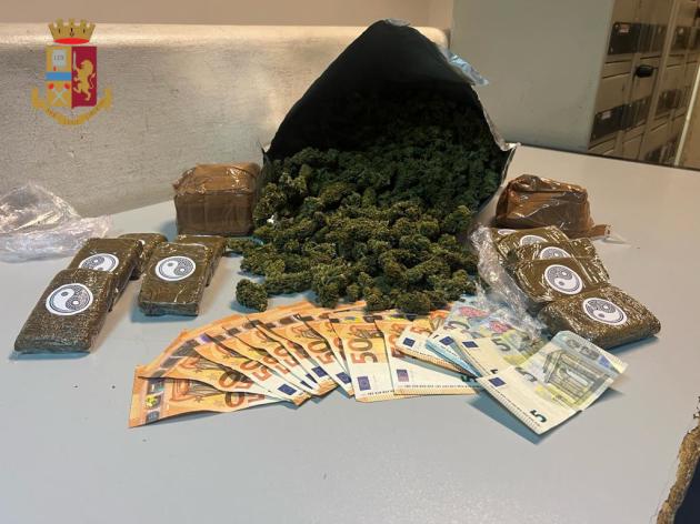 Roma Centocelle, 38kg di droga, 9k € e 3 arresti in appartamento usato come base di stoccaggio 