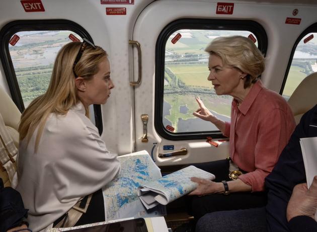 Meloni e Von der Leyen