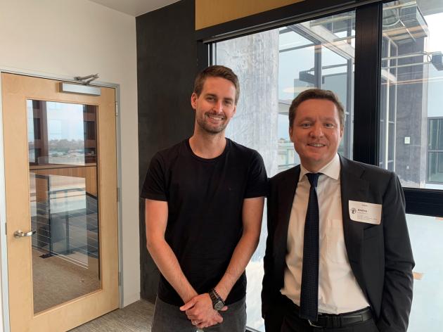Osservatorio Permanente Giovani-Editori, il Ceo di Snapchat Spiegel ospite di Ceccherini per un dialogo con i giovani
