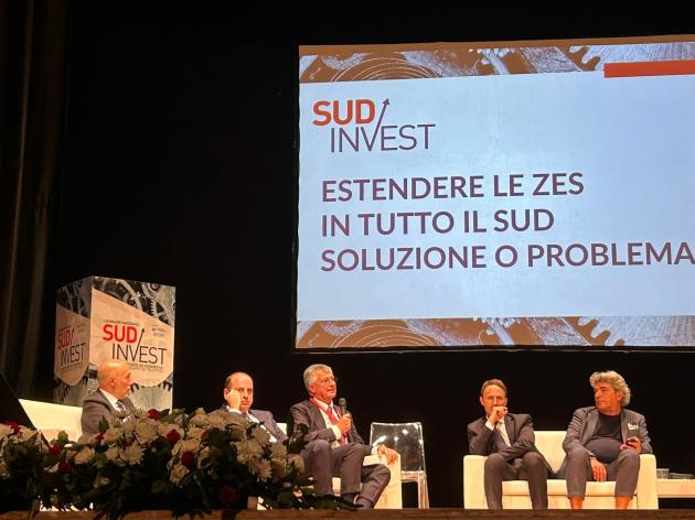 Sud Invest. Vito Grassi (Confindustria): “ZES funziona, dare continuità per attrarre investitori”
