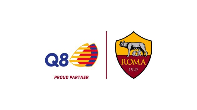 Q8 diventa proud partner dell'AS Roma; con i rifornimenti di biocarburante abbatterà fino al 90% di emissioni
