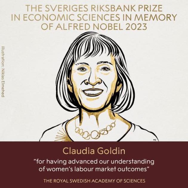 Premio Nobel per l'economia 2023 a Claudia Goldin per i suoi studi sul gender gap nel mercato del lavoro