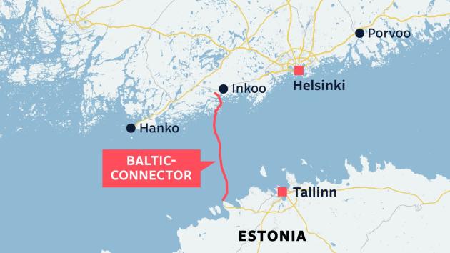 Sabotaggio gasdotto Finlandia, i sospetti di Helsinki per una perdita al Baltic Connector che la collega con l'Estonia