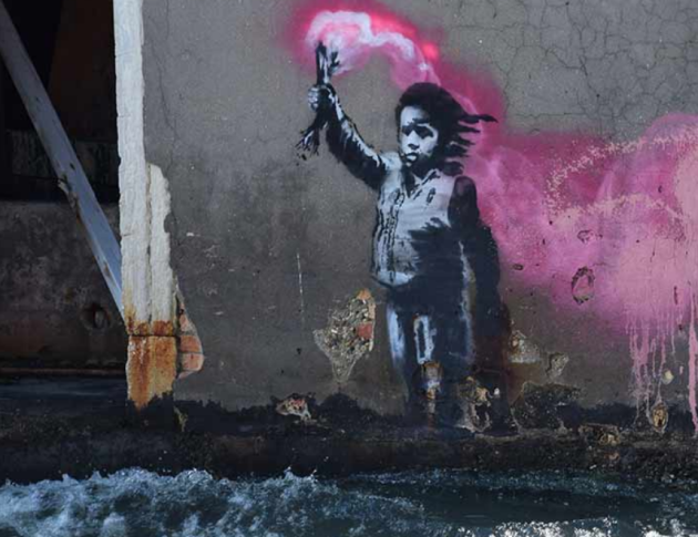Venezia, il murales di Banksy verrà restaurato, all'opera di street art "Il Bambino migrante" i fondi di Banca Ifis