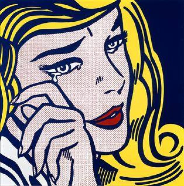 "Crying girl": le ragazze della porta accanto secondo  Roy Lichtenstein 