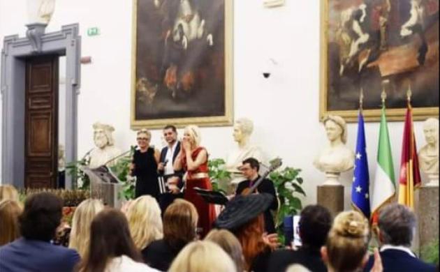 Successo in Campidoglio per il concerto llirico del Soprano Dominika Zamara in occasione del gala per la consegna dei premi Business woman & Life