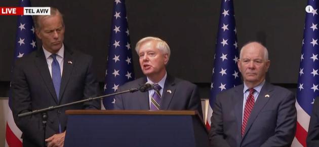 Il Senatore repubblicano Lindsay Graham all'Iran: "Se provocate un'escalation nella guerra in Israele, veniamo a prendervi"