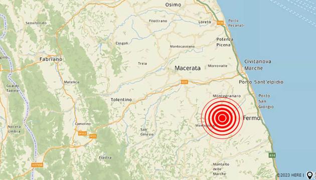 Terremoto Marche oggi, magnitudo di 4.0 ed epicentro a Montelparo, provincia di Fermo: “Sentito anche ad Ancona”