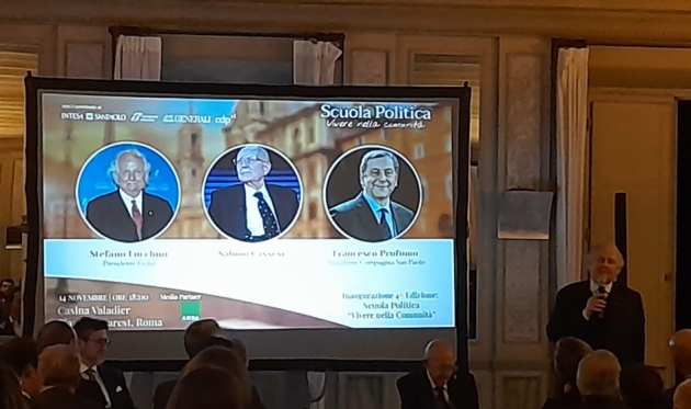 Scuola Politica “Vivere nella Comunità”, al via la 4° edizione, 40 partecipanti su 800 candidature, inaugurano Sabino Cassese, Francesco Profumo e Stefano Lucchini