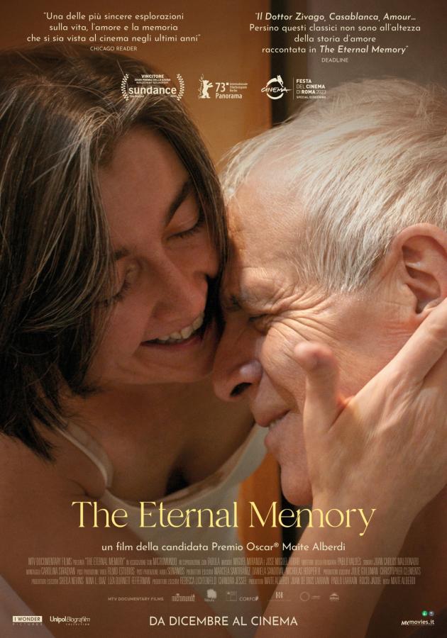 Locandina di "The eternal memories" con Augusto Góngora e Paulina Urrutia