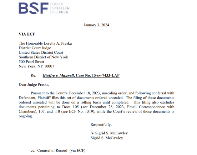Epstein, desecretata lista di 187 “contatti” legati al caso: Clinton, Trump, il principe Andrea, ma non sono coinvolti in crimini - PDF