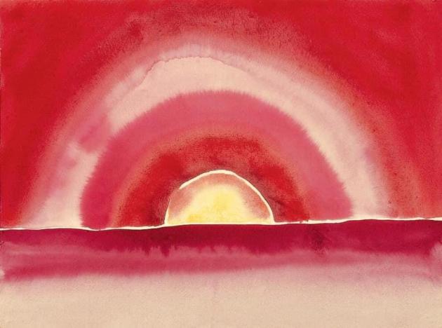  “Sunrise” di Georgia O’Keefe, la pittrice americana che ebbe il favore dello status quo e fu venerata da Frida Kahl