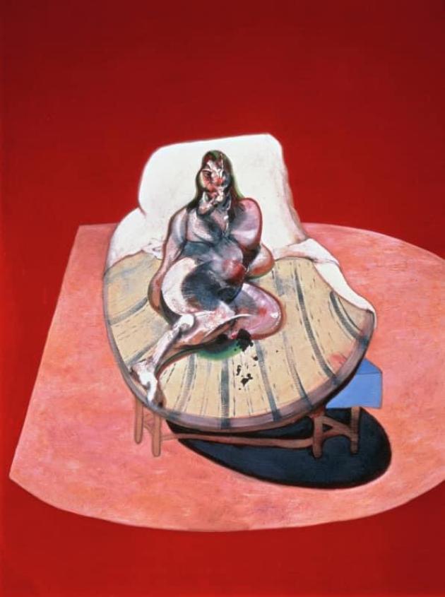 &ldquo;Studio per il ritratto di Henrietta Moraes&rdquo; di Francis Bacon, l&rsquo;artista gay famoso a Londra per bere e giocare d'azzardo fino al mattino