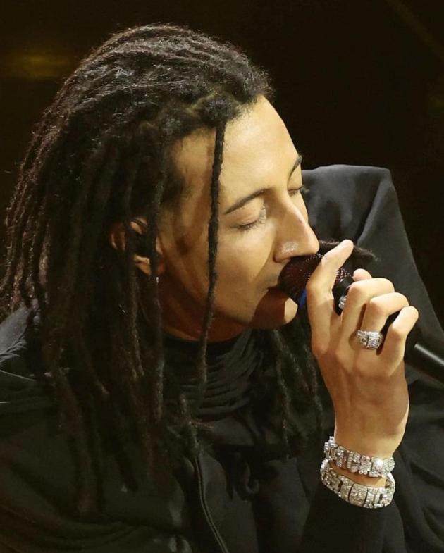 Sanremo, Ghali: "Stop a tutte le guerre"