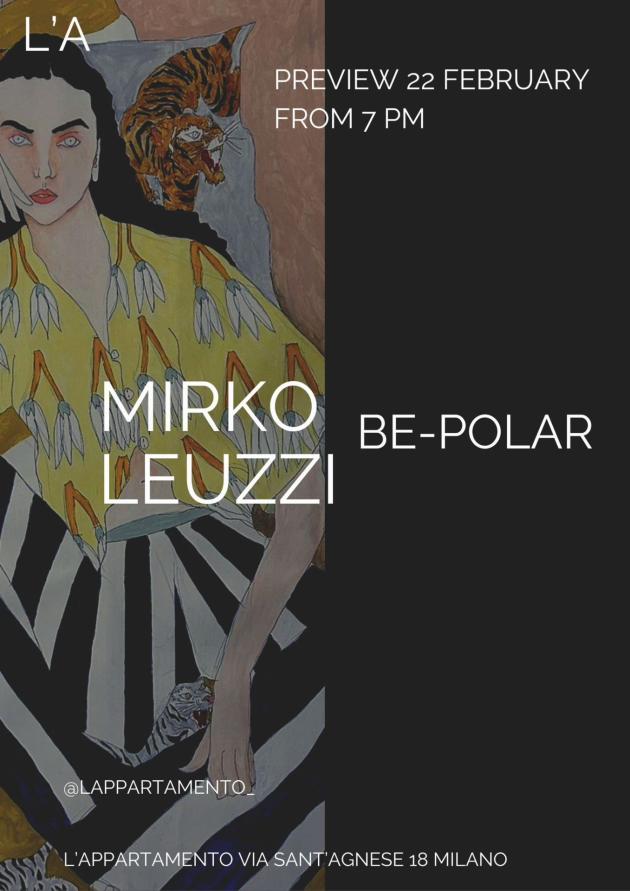 L’Appartamento, al via BE-POLAR di Mirko Leuzzi, un dialogo tra opere su tela e disegni su carta in forma di fumetto
