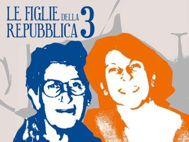 Cover della puntata del podcast "Le Figlie della Repubblica 3" dedicata a Miriam Mafai e alla figlia Sara Scalia