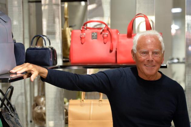 Giorgio Armani sotto accusa diG caporalato dal Tribunale di Milano