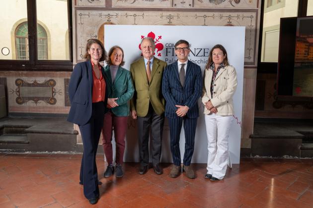 La famiglia Antinori con Dario Nardella