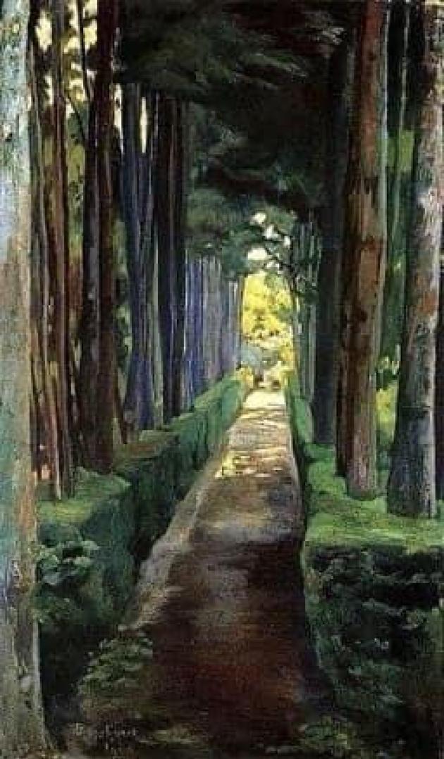 “La passeggiata dei melanconici” di Diego Rivera, oggi ricordato soprattutto per essere stato il marito di Frida Khalo