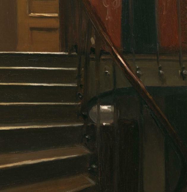 “Scalinata al n.48 di Rue de Lille” di Edward Hopper, un altro pezzo da maestro del mitico pittore statunitense