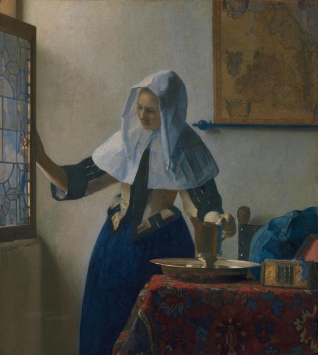  “Giovane donna con brocca d'acqua”, di Jan Vermeer, un altro capolavoro del mitico maestro olandese