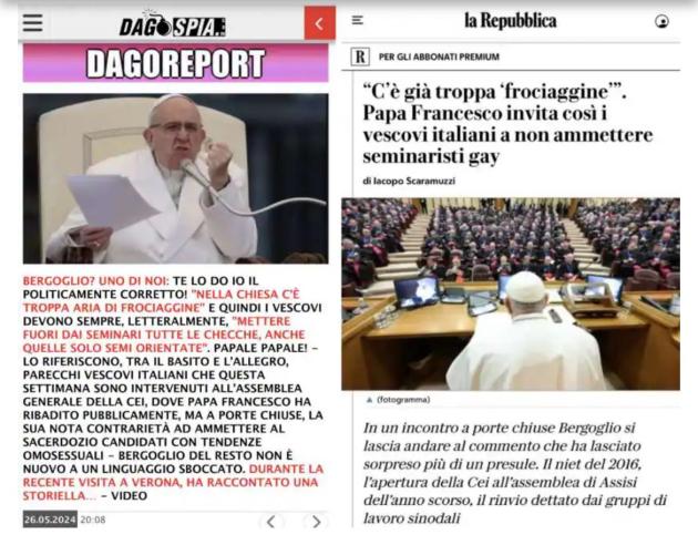 "C'è troppa frociaggine", Dagospia contro Repubblica: "C'è anche troppa paraculaggine, nessuna citazione del nostro scoop di ieri"