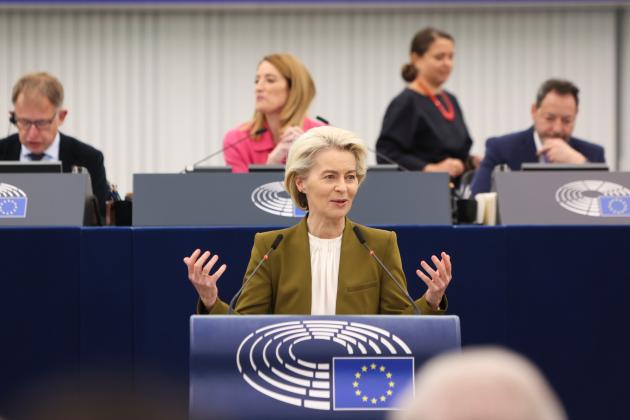Ursula Von der Leyen entra Papa in conclave 