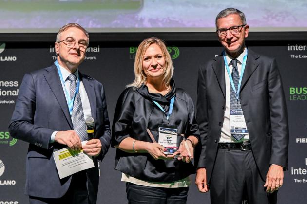 Chief Internal Audit & Risk Management Officer Laura Ferrara rappresentante di Amplifon ai Risk Transformation Awards