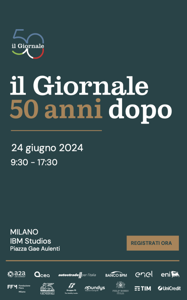 A Milano l’evento ‘Il Giornale 50 anni dopo’