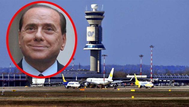 Pier Silvio Berlusconi spiazza tutti e si dice contrario all'uso del nome del padre per Malpensa, ma i conti non tornano