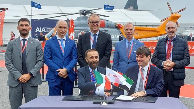 Leonardo, rafforzata la partnership con Falcon Aviation nel settore energy con un ordine per un AW139