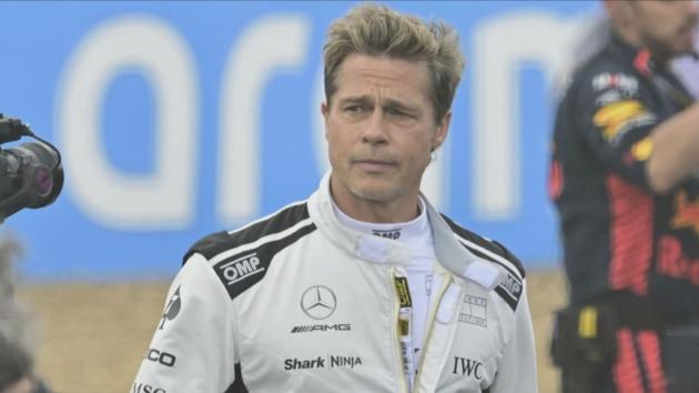Brad Pitt all'autodromo di Monza per girare alcune scene del nuovo film dedicato alla Formula Uno