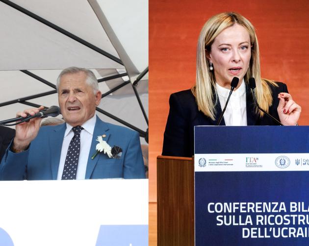 Paolo Bolognesi PD Partito Democratico dem Giorgia Meloni Premier Primo Ministro Presidente del COnsiglio fdi Fratelli Italia scontro botta risposta strage Bologna commemorazione anniversario