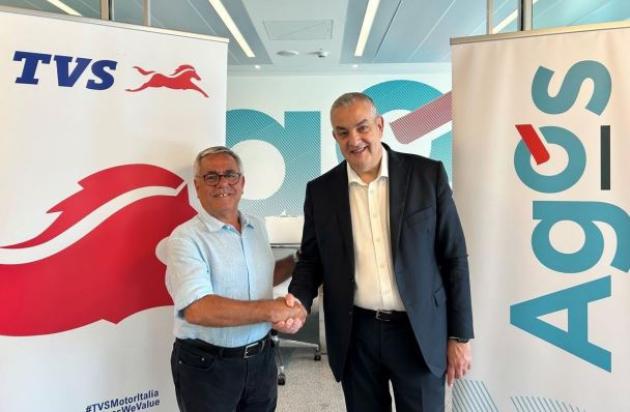 TVS Motor Italia e Agos, annunciato un accordo di partnership dedicato alla gamma moto e scooter a marchio TVS.