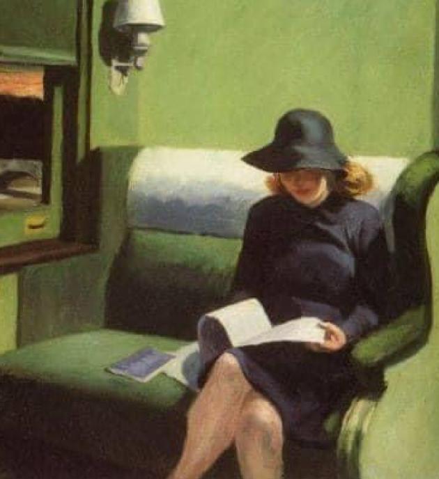 “Donna che legge in treno" di Edward Hopper, un’altra opera introspettiva del maestro statunitense 