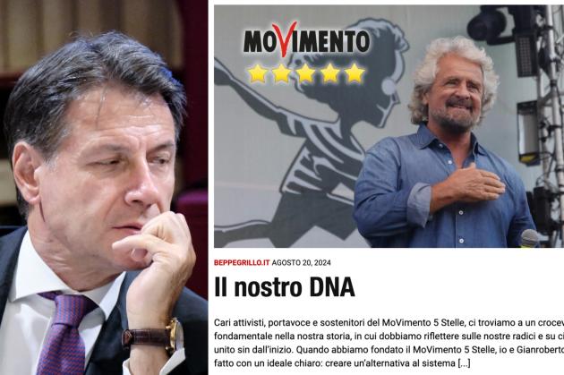 M5s spaccatura Grillo Conte Costituente garante Simbolo nome due mandati doppio mandato ex Premier attivisti iscritti