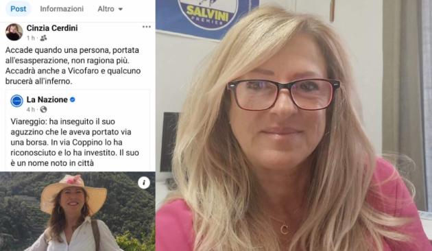 Scippo a Viareggio, il post sull’omicidio della Cerdini (Lega): "Accade quando c’è esasperazione", Blasi e Furfaro (Pd): "rappresentanti incitano a giustizia fai-da-te"