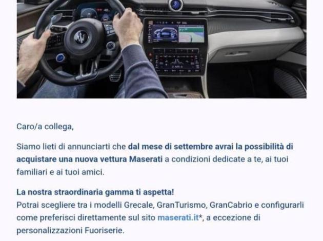 Stellantis in crisi, Maserati in sconto ai dipendenti in cassa integrazione: “Per noi un insulto! Auto costa €80/200mila, il nostro stipendio è €1180” 