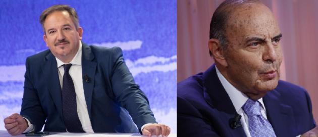 Luca Telese - Bruno Vespa, botta e risposta al veleno sul caso Boccia, "Soffri perché non l’hai intervistata", "Sono qui da 60 anni, un motivo c’è"