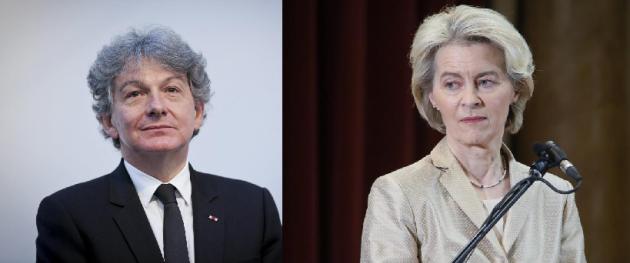 Thierry Breton lascia Commissione Ue in polemica con von der Leyen: “Ripudiato, ha chiesto alla Francia un altro nome per ragioni personali”