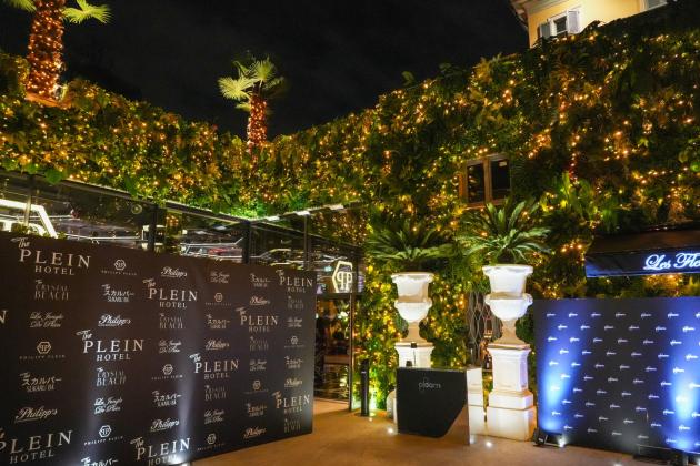 Ploom (Jti), protagonista dell'evento di inaugurazione del The Plein Hotel durante la Milano Fashion Week
