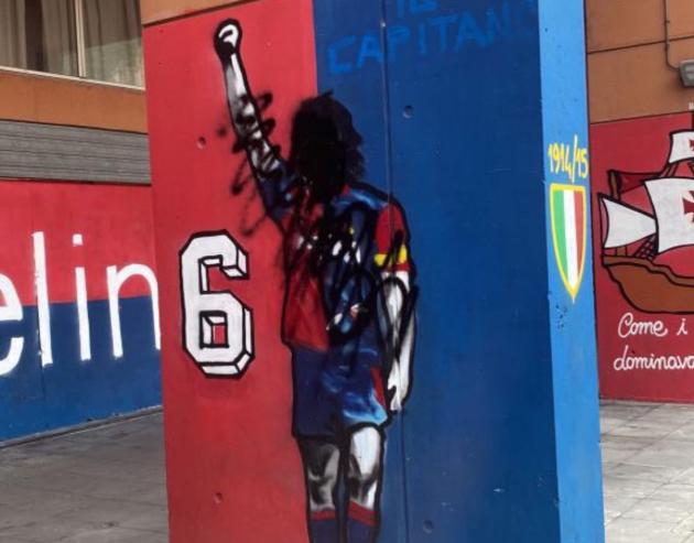 Genova, sale la tensione tra ultrà di Genoa e Sampdoria in vista del derby, sfregiati murales rossoblù