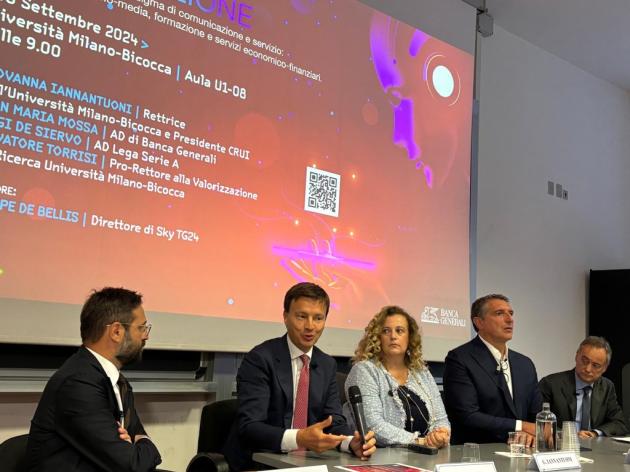 Banca Generali, nuova tappa di "Ricette di innovazione" all'Università Milano Bicocca sui temi della rivoluzione digitale
