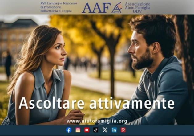 Famiglia, “Ascoltare attivamente”. Al via la XVII Campagna Nazionale di Promozione dell'armonia di coppia