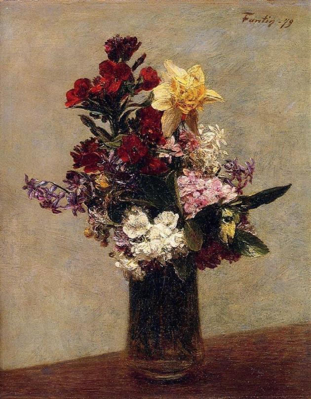 Fiori di Primavera natura morta maestro francese Henri Fantin-Latour Parigi