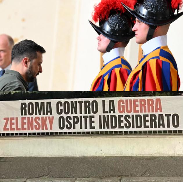 Zelensky a Roma, città blindata e strade chiuse per l'incontro con Papa Francesco, la protesta a Villa Pamphilj: “Ospite indesiderato”