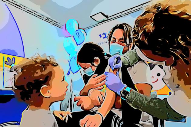 Bimbi vaccinati
