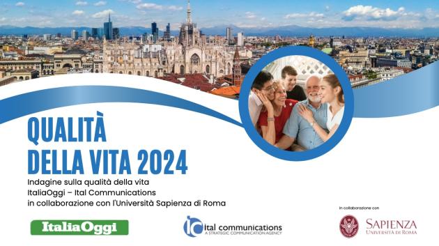 Indagine ItaliaOggi-Ital Communications 2024. Milano in vetta alla classifica per qualità della vita, ultima Caltanissetta